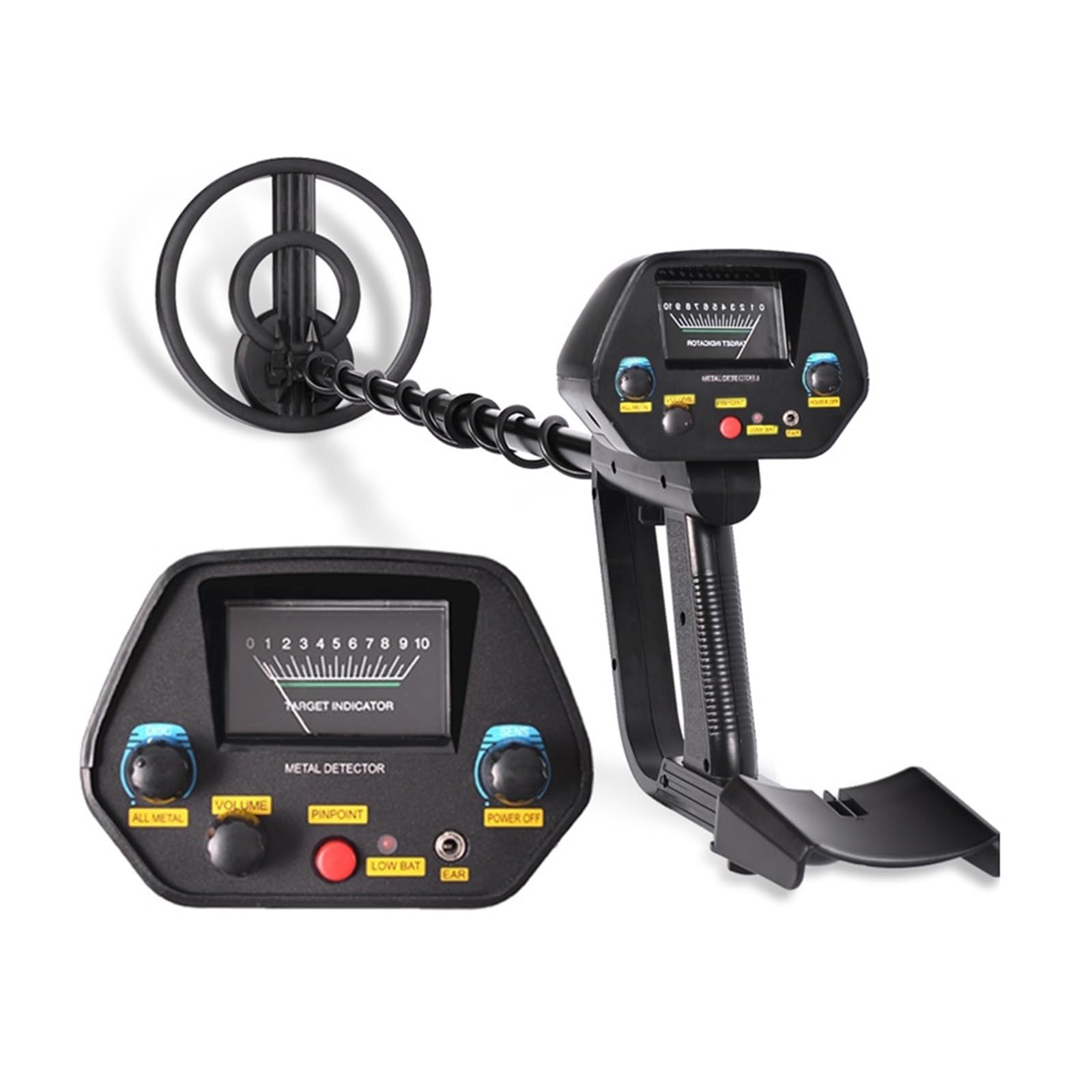 Amazon.co.jp: 大人用金属探知機、 MD-4080 黄金を特定するプロ